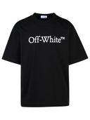 Off White 'Big Bookish' Black Cotton T -skjorte