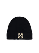 Off White 'Arrow' Black Wool Beanie