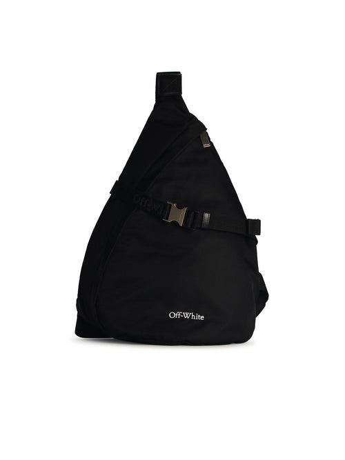 Off White 'Outdoor' Black Nylon Blend Fanny Pack