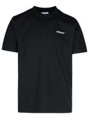 Off White 'Windy Arrow' Black Cotton Thirt