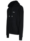 Off White 'Windy' Black Cotton Sweatshirt