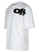 Off White 'Shared' White Cotton T Shirt
