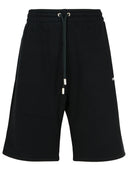 Off White 'Windy Arrow' Black Cotton Bermuda Shorts