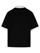 Off White 'College' Black Cotton Polo Shirt