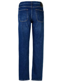 Off White 'Script Tapered' Blue Cotton Jeans