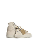Off White '3 Off Court' White Lear Blend Sneakers