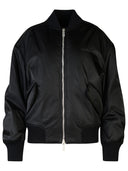 Off White 'Ny' Black Polyamide Bomber Jacket