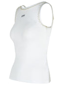 Off White White Viscose Tank Top