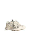 Off White 'Be Right' White Polyester Blend Sneakers