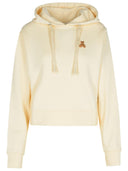 Sudadera de algodón de algodón de crema de Palm Angels 'Mini Bear'