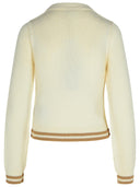 Palm Angels 'Bear' Cream Wool Sweater