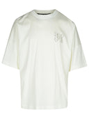Palm Angels White Cotton T Shirt