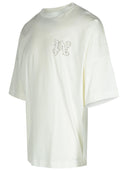 Palm Angels White Cotton T Shirt