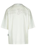 Palm Angels White Cotton T Shirt