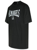 Palm Angels 'College' Black Cotton T Shirt