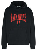 Palm Angels 'College' Black Cotton Sweatshirt