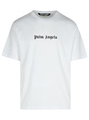 Palm Angels White Cotton T Shirt