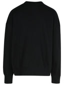 Palm Angels Black Cotton Sweatshirt