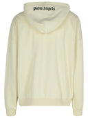 Palm Angels Cream Cotton Sweatshirt