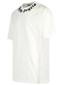 Palm Angels Cream Cotton T Shirt