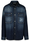 Camisa de mezclilla azul de Palm Angels