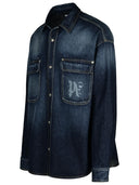 Camisa de mezclilla azul de Palm Angels