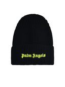 Palm Angels Black Wool Beanie