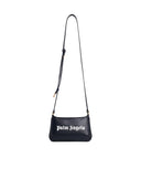 Palm Angels 'Giorgina' Black Lear Crossbody Bag