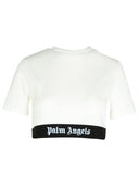 Camisa de cosecha de Palm Angels en algodón blanco