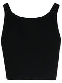 Palm Angels Black Cotton Top