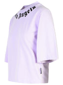 Palm Angels Lilac Cotton T Shirt