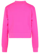 Palm Angels Fuchsia Cotton Sweatshirt