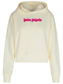 Palm Angels Cream Cotton Sweatshirt
