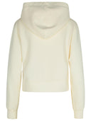 Palm Angels Cream Cotton Sweatshirt