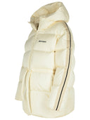 Palm Angels Cream Polyamide Down Jacket