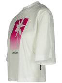 Palm Angels 'Solariz' White Cotton T -shirt