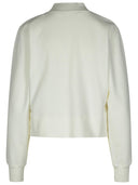 Palm Angels 'Solarized' White Cotton Sweatshirt