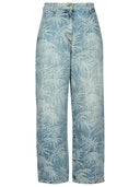 Palm Angels 'Glimgy' Jeans di miscela di cotone azzurro