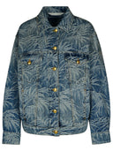 Palm Angels Hellblaue Denimjacke
