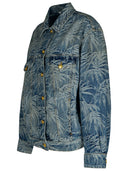 Palm Angels Hellblaue Denimjacke