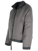 P.A.R.O.S.H. 'Last' Grey Wool Blend Down Jacket