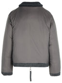 P.A.R.O.S.H. 'Last' Grey Wool Blend Down Jacket