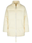 P.A.R.O.S.H. «Last» Cream Wool Blend Down Down Veste
