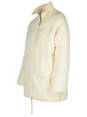 P.A.R.O.S.H. «Last» Cream Wool Blend Down Down Veste