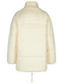 P.A.R.O.S.H. «Last» Cream Wool Blend Down Down Veste
