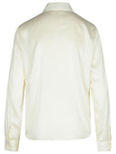 P.A.R.O.S.H. 'Salty' Cream Evening Blend Shirt