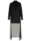 P.A.R.O.S.H. 'Soiree' Black Silk Dress