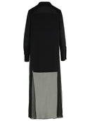 P.A.R.O.S.H. 'Soiree' Black Silk Dress
