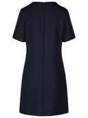 P.A.R.O.S.H. 'Paffuto' Blue Wool Blend Dress