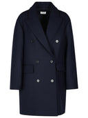 P.A.R.O.S.H. 'Paffuto' Blue Wool Blend Dress